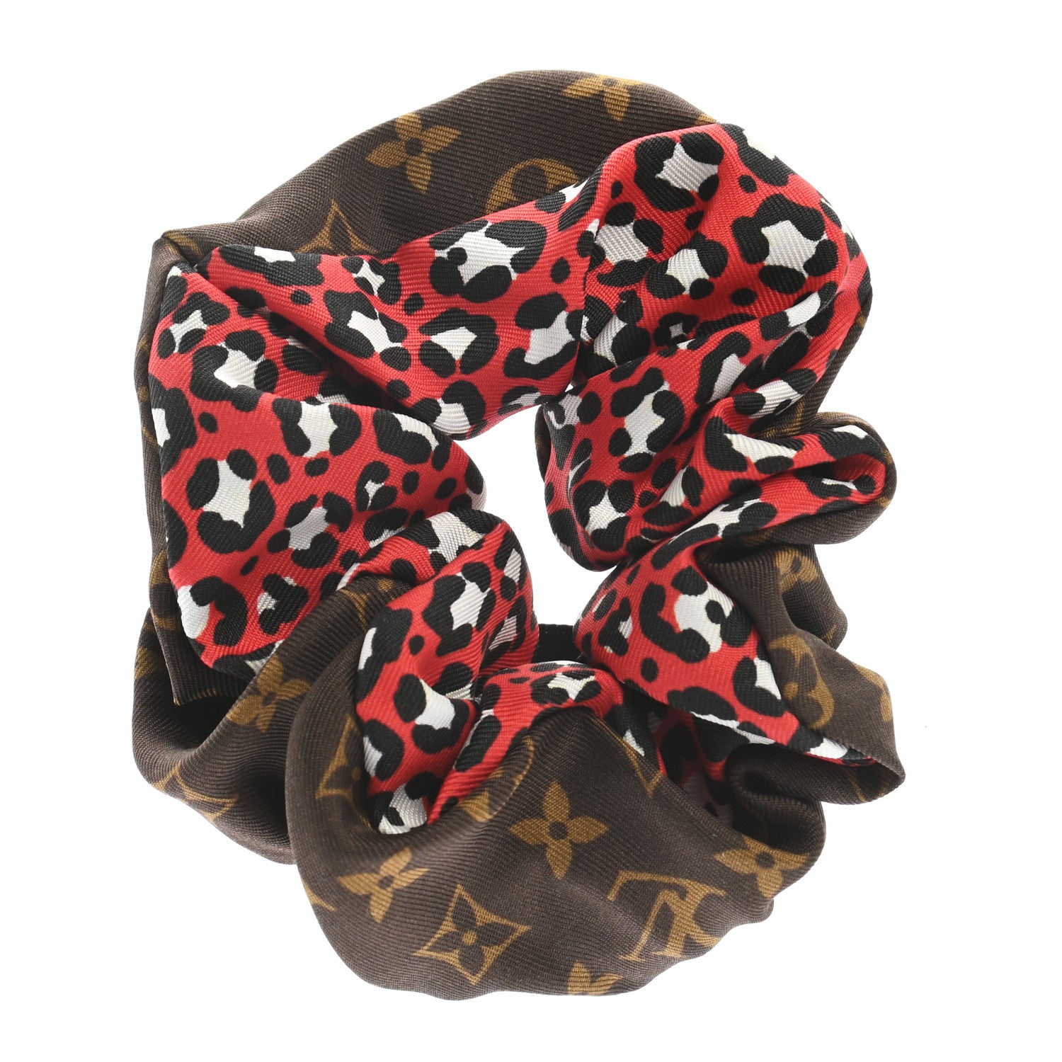 Louis Vuitton Silk Be Mindful Chouchou Scrunchie Beige 1 of 3