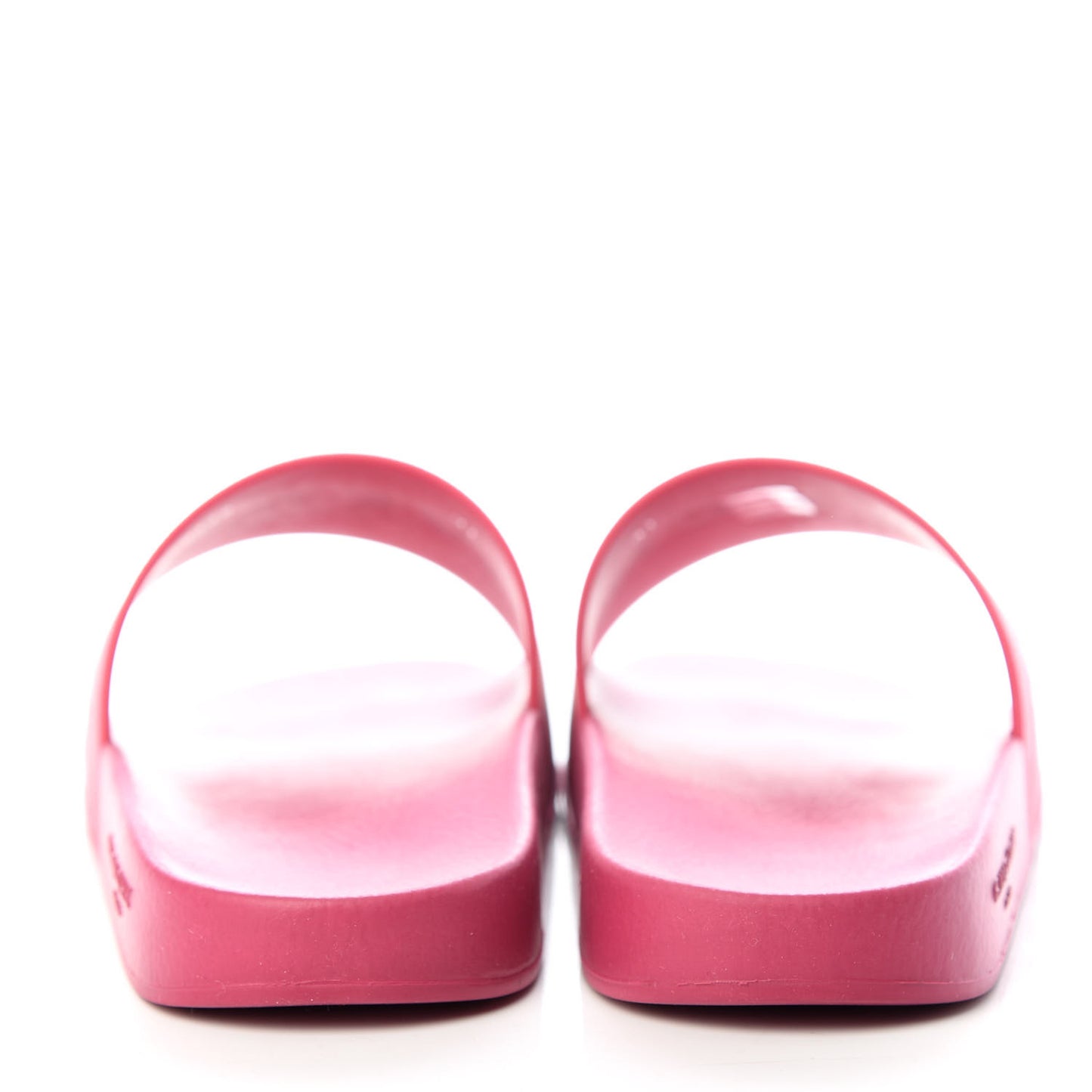 Rubber Womens Logo Womens Pool Slides Sandals 41 Pink