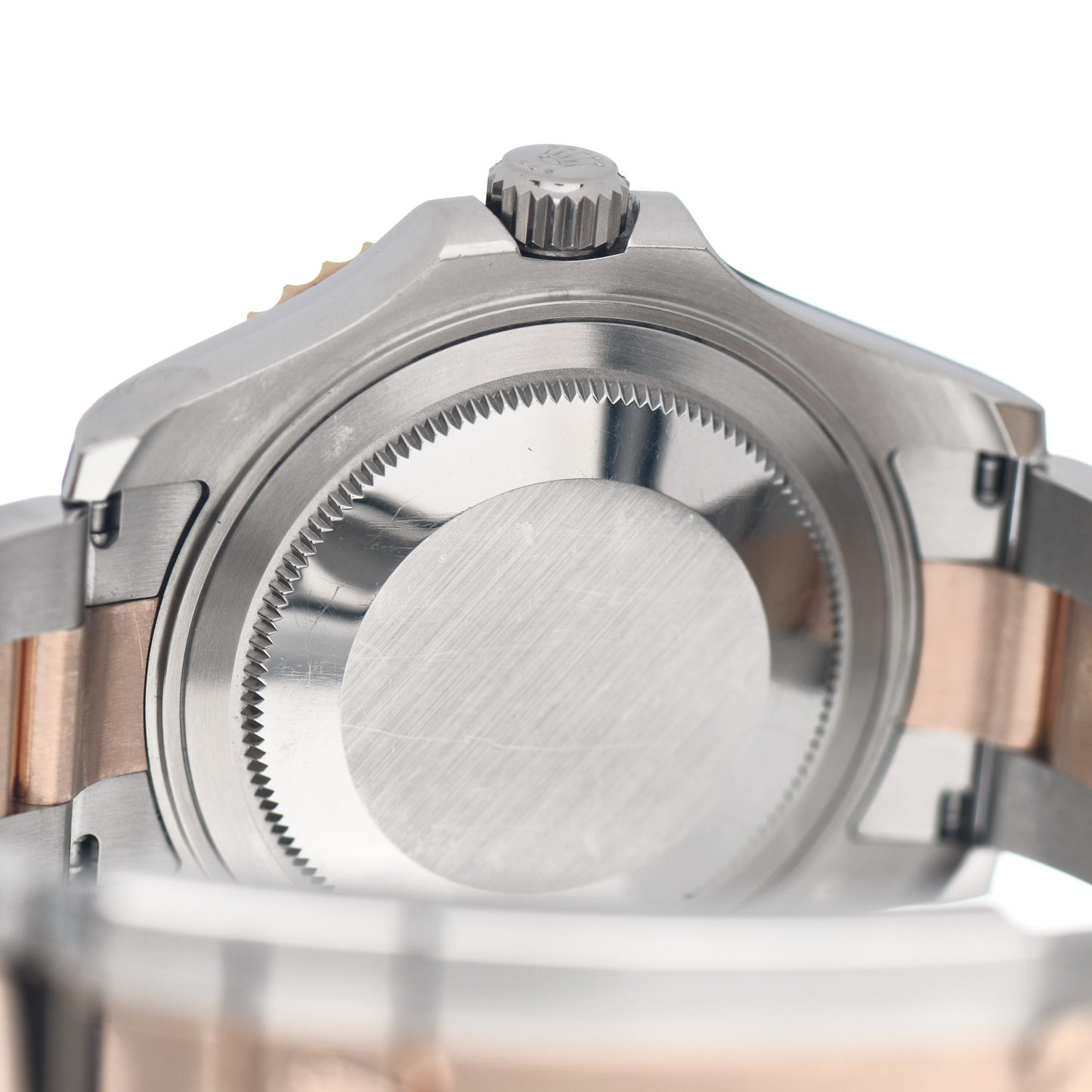 Stainless Steel 18K Everose Gold 37mm Yacht-Master Watch Black 268621