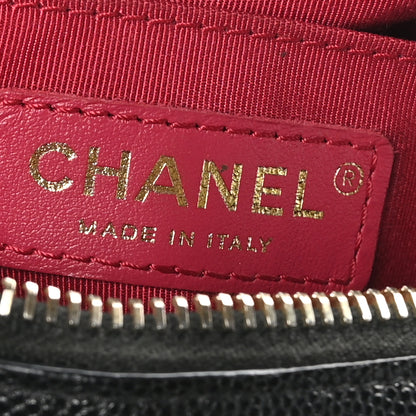 Chanel Caviar Quilted Small Round Bag With Chain Black 7 of 11