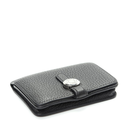 Hermes Togo Dogon Card Case Black 4 of 6