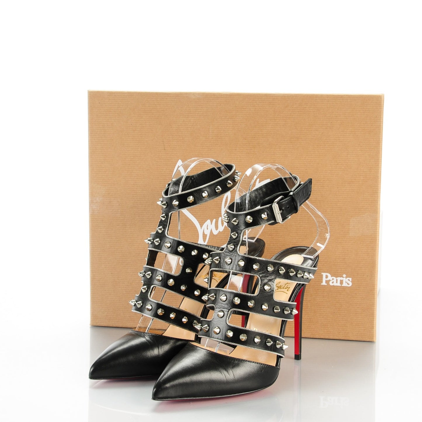 Kid Tchicaboum 100 Pumps 36 Black Silver