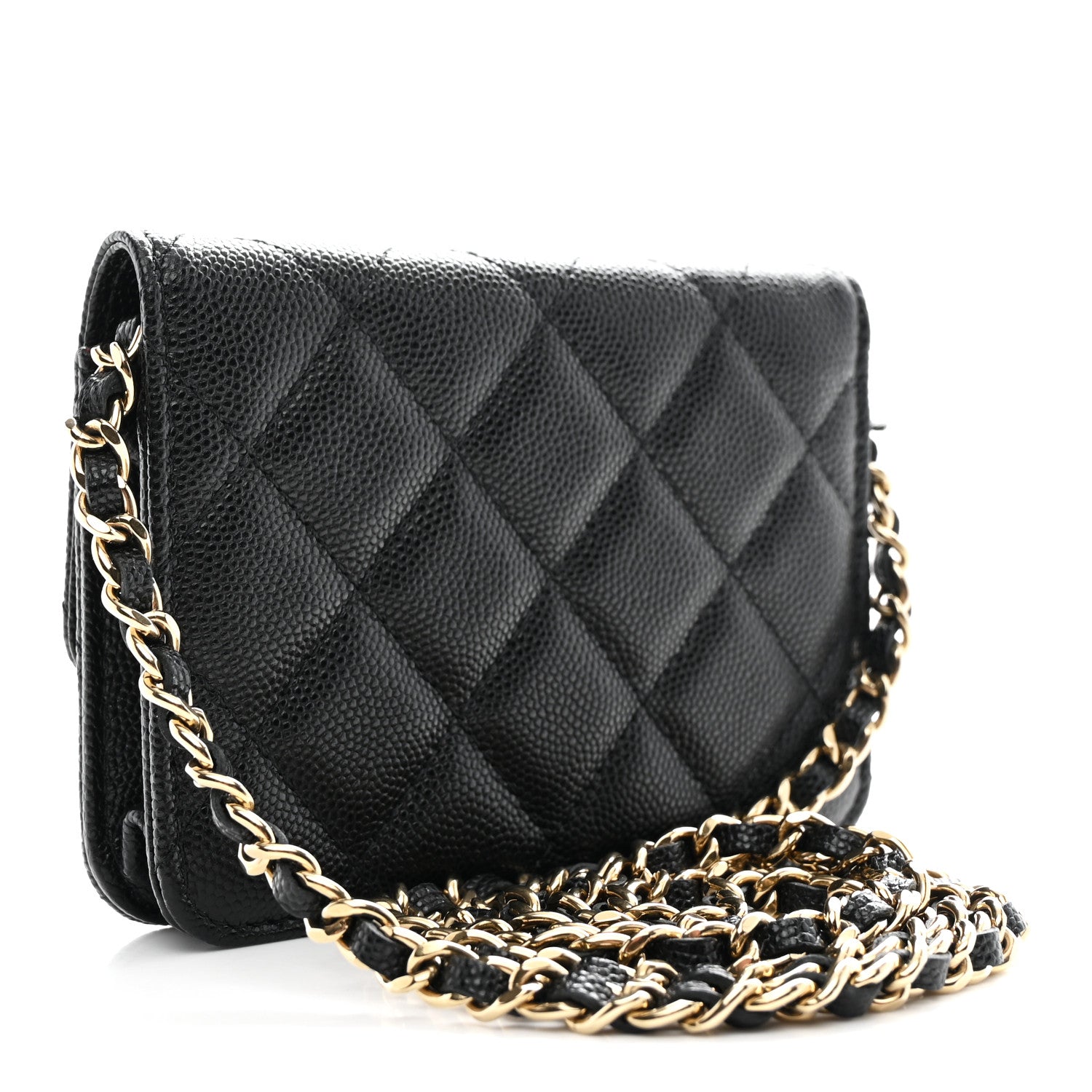 Chanel Caviar Quilted Mini Chain Bag Black 3 of 11