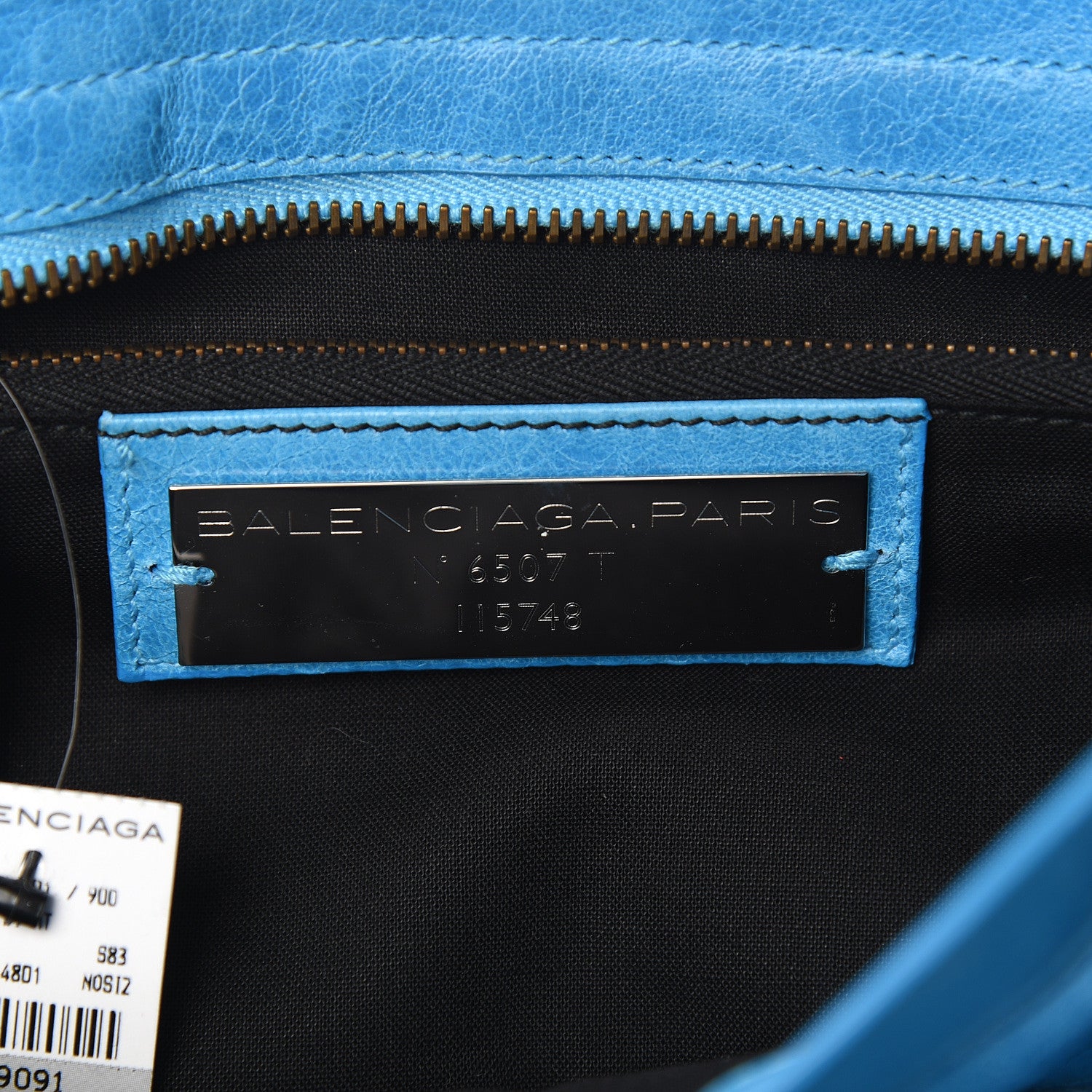 Balenciaga Agneau Classic Hardware S Cityky Bleu 7 of 9