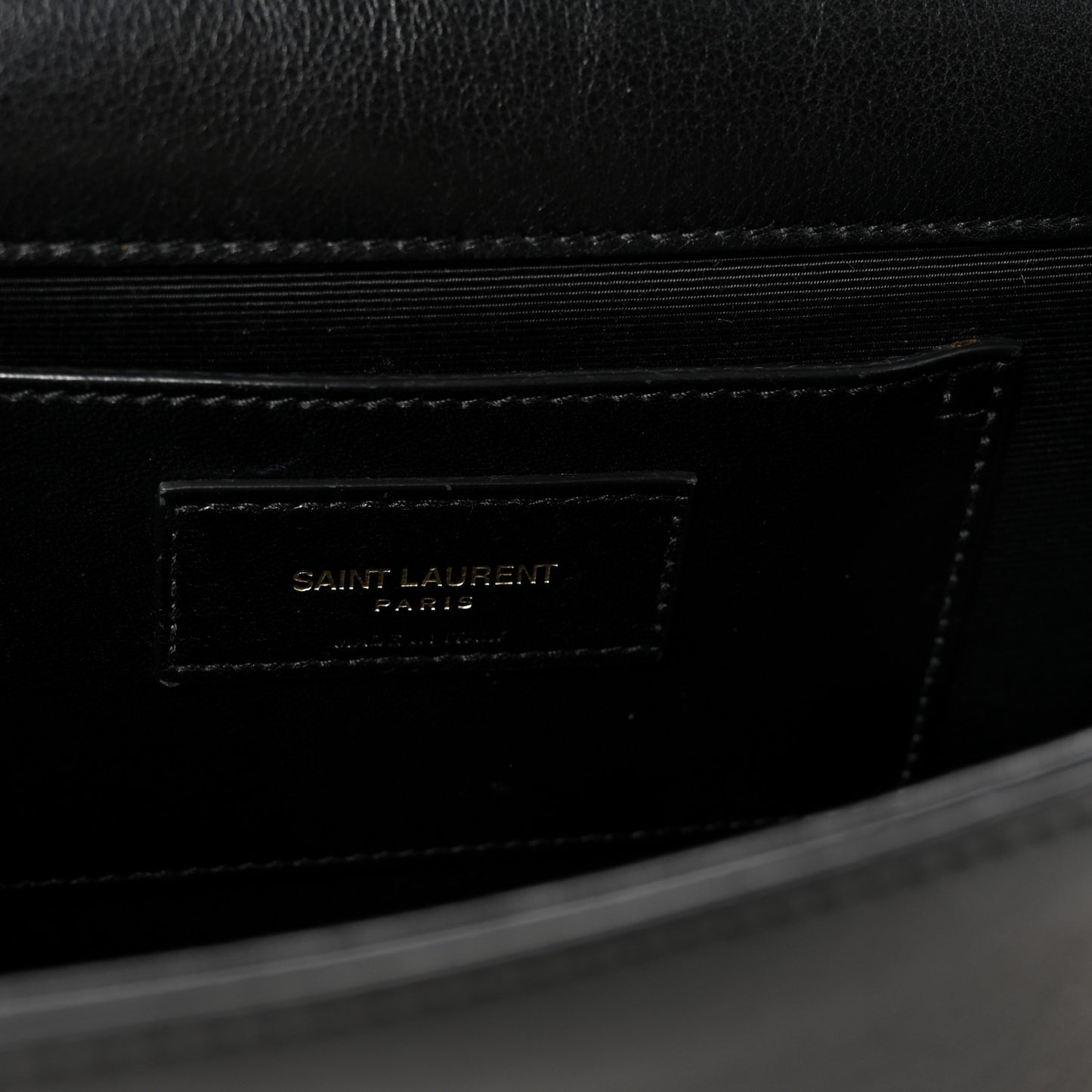 Lambskin Medium Cloud Star Monogram Kate Satchel Black