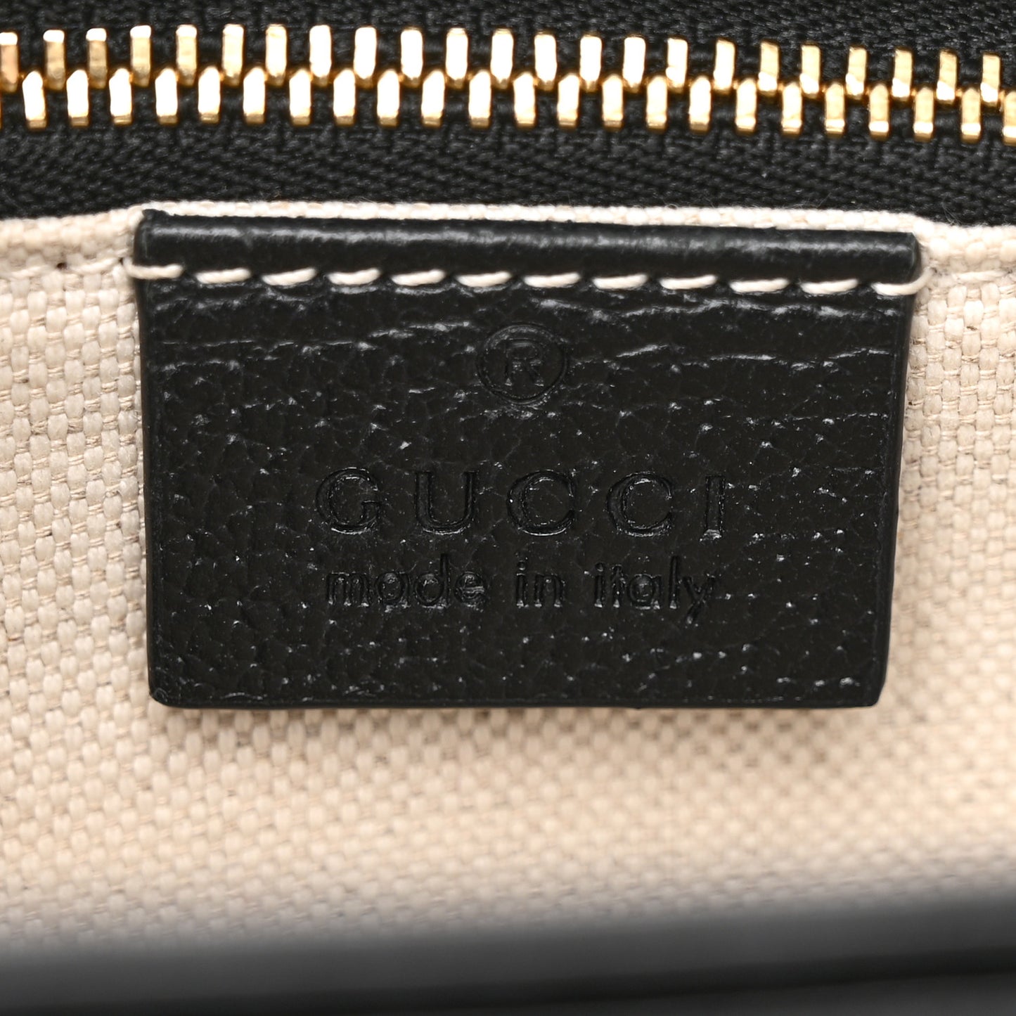 Jacquard Black Denim GG Monogram Textured Dollar Calfskin Horsebit 1955 Shoulder Bag Black Ivory