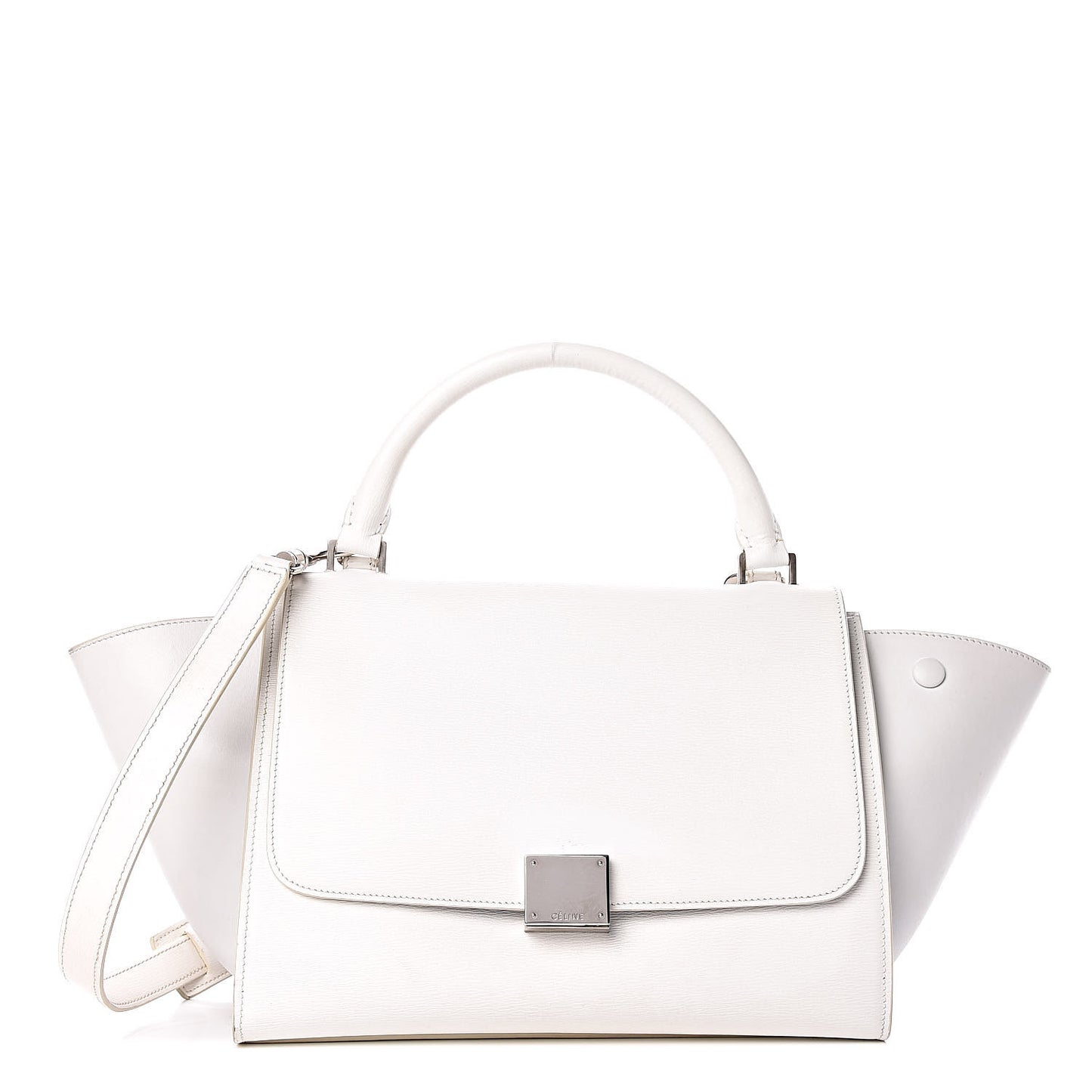Liege Calfskin Small Trapeze White