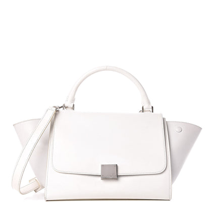 Celine Liege Calfskin Small Trapeze White 1 of 15