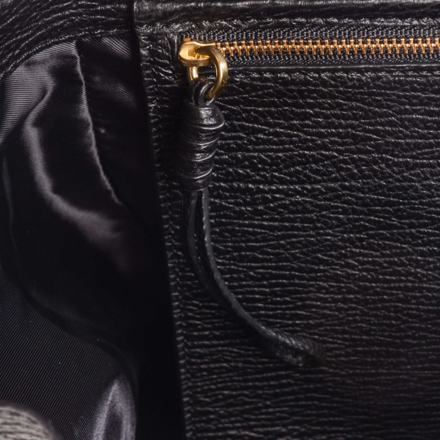 3.1 Textured Calfskin Medium Pashli Satchel Black