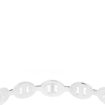 Hermes Sterling Silver MM Chaine d'Ancre Enchainee Cuff Bracelet ST 4 of 5