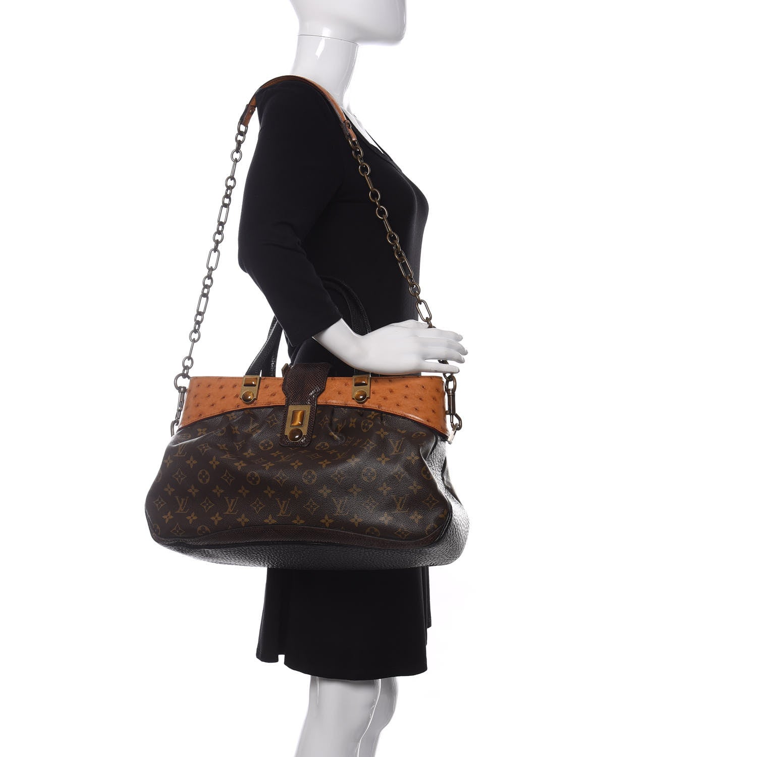 Louis Vuitton Monogram Ostrich Oskar Waltz 2 of 9