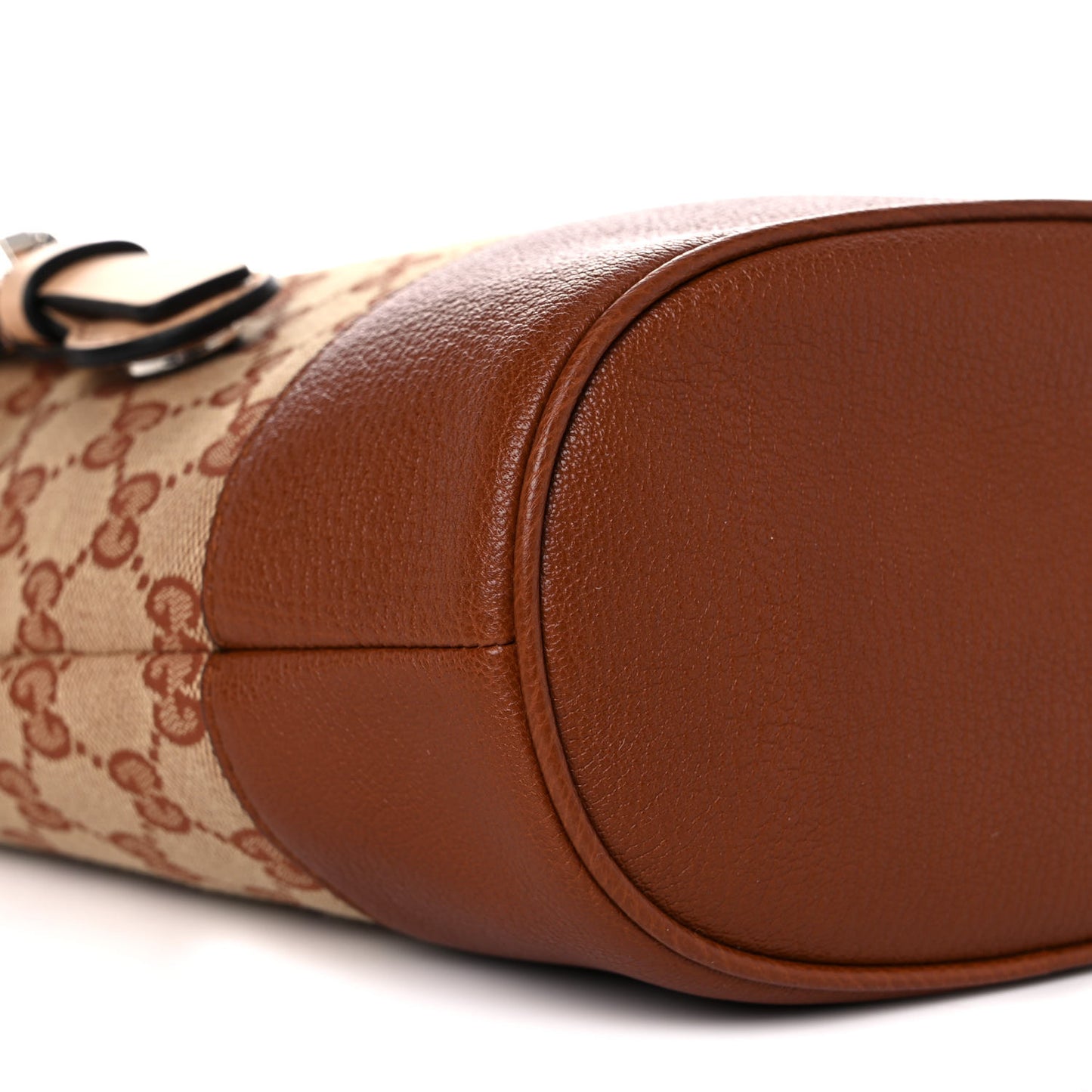 GG Monogram Children's GG Messenger Bag Beige Ruggine Cuir