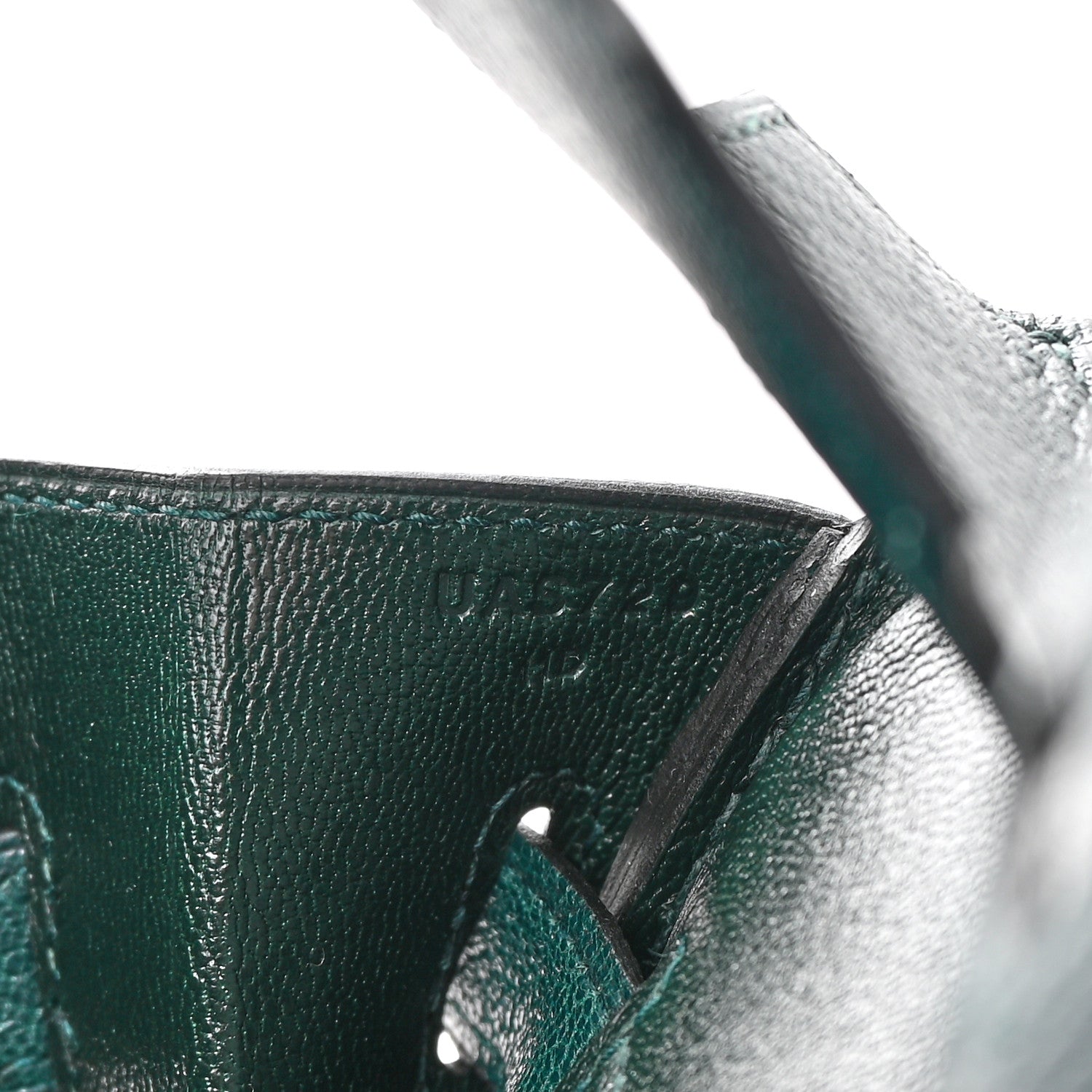 Hermes Chevre de Coromandel Birkin 30 Vert Cypress 7 of 12