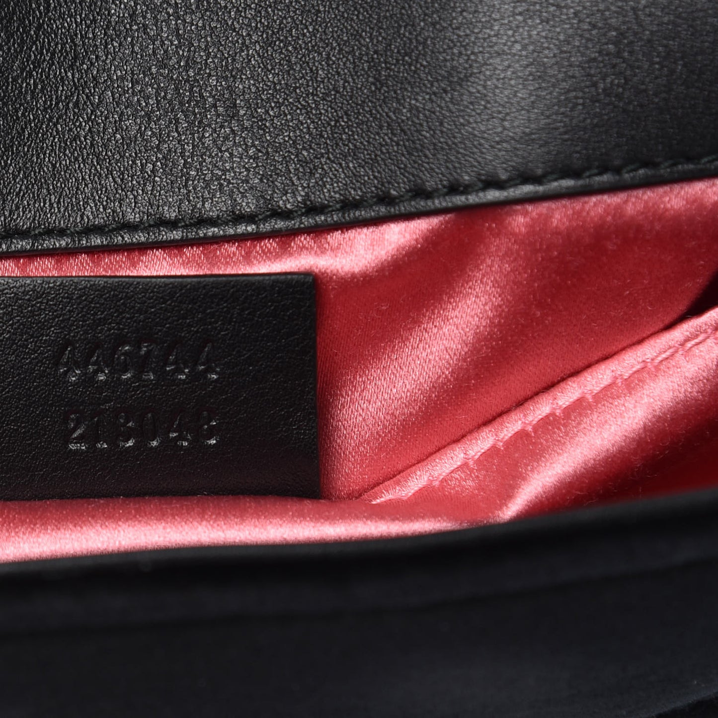 Velvet Matelasse Mini GG Marmont Shoulder Bag Black