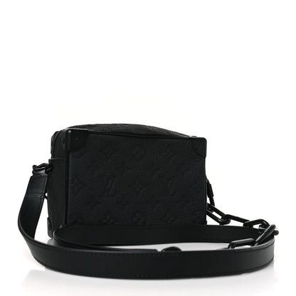 Louis Vuitton Taurillon Monogram Mini Soft Trunk Black 3 of 8