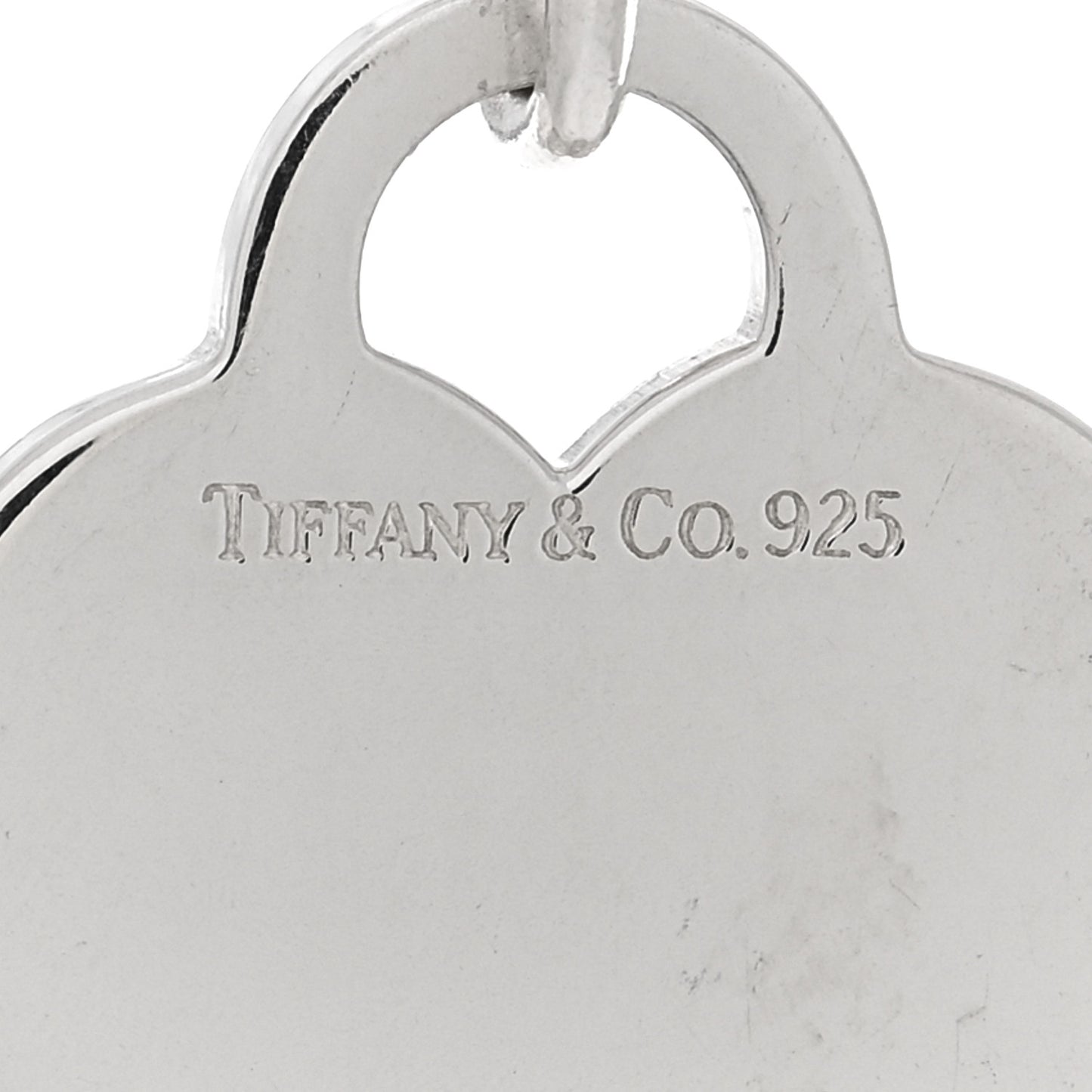 Sterling Silver Heart Tag Charm Bracelet