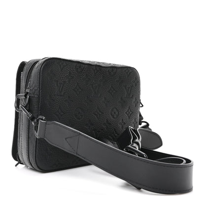 Louis Vuitton Taurillon Monogram Steamer Messenger Black 3 of 9