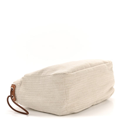 Hermes Canvas Barenia Fourbi 25 MM Pouch Naturel Fauve 4 of 11