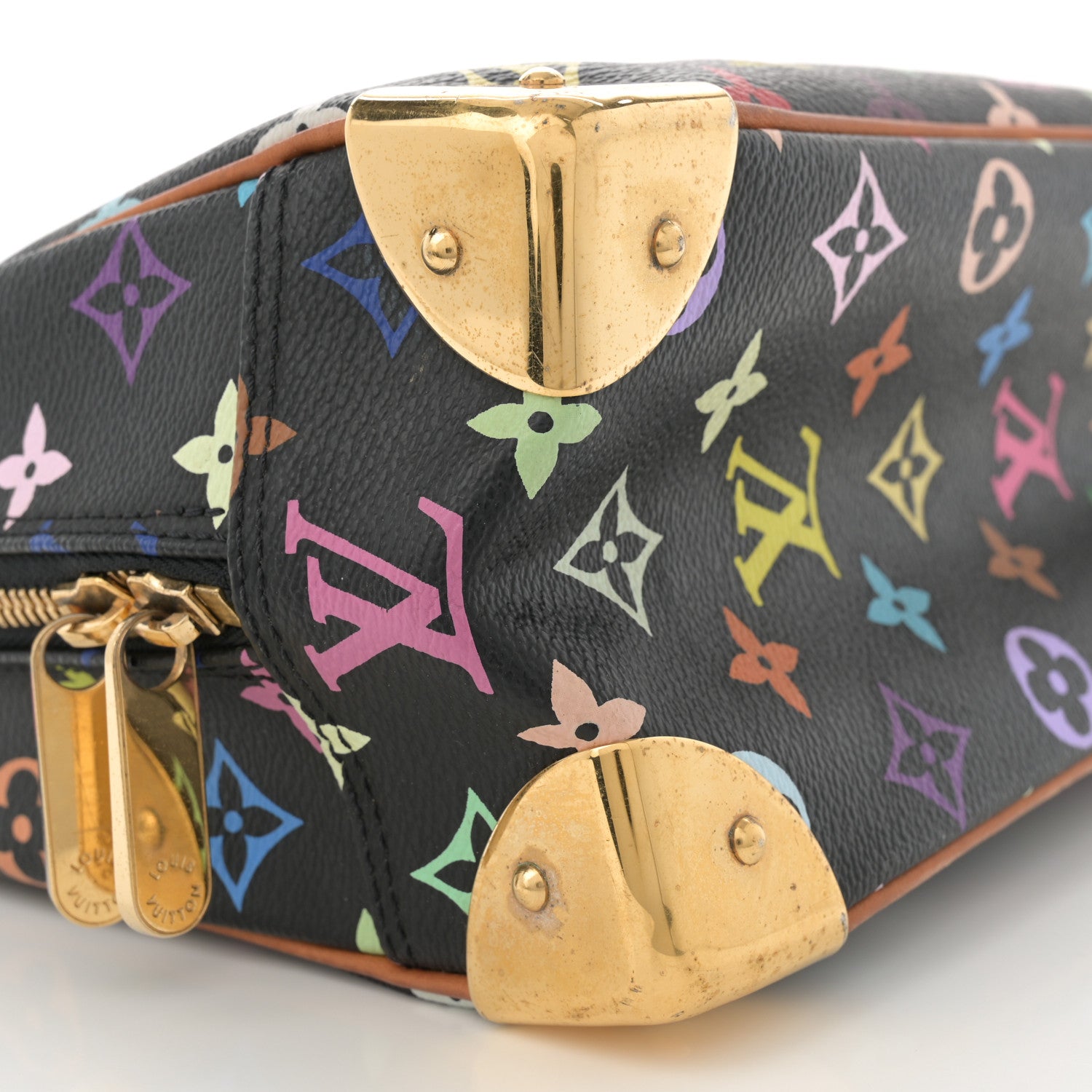 Louis Vuitton Monogram Multicolor Trouville Black 9 of 12