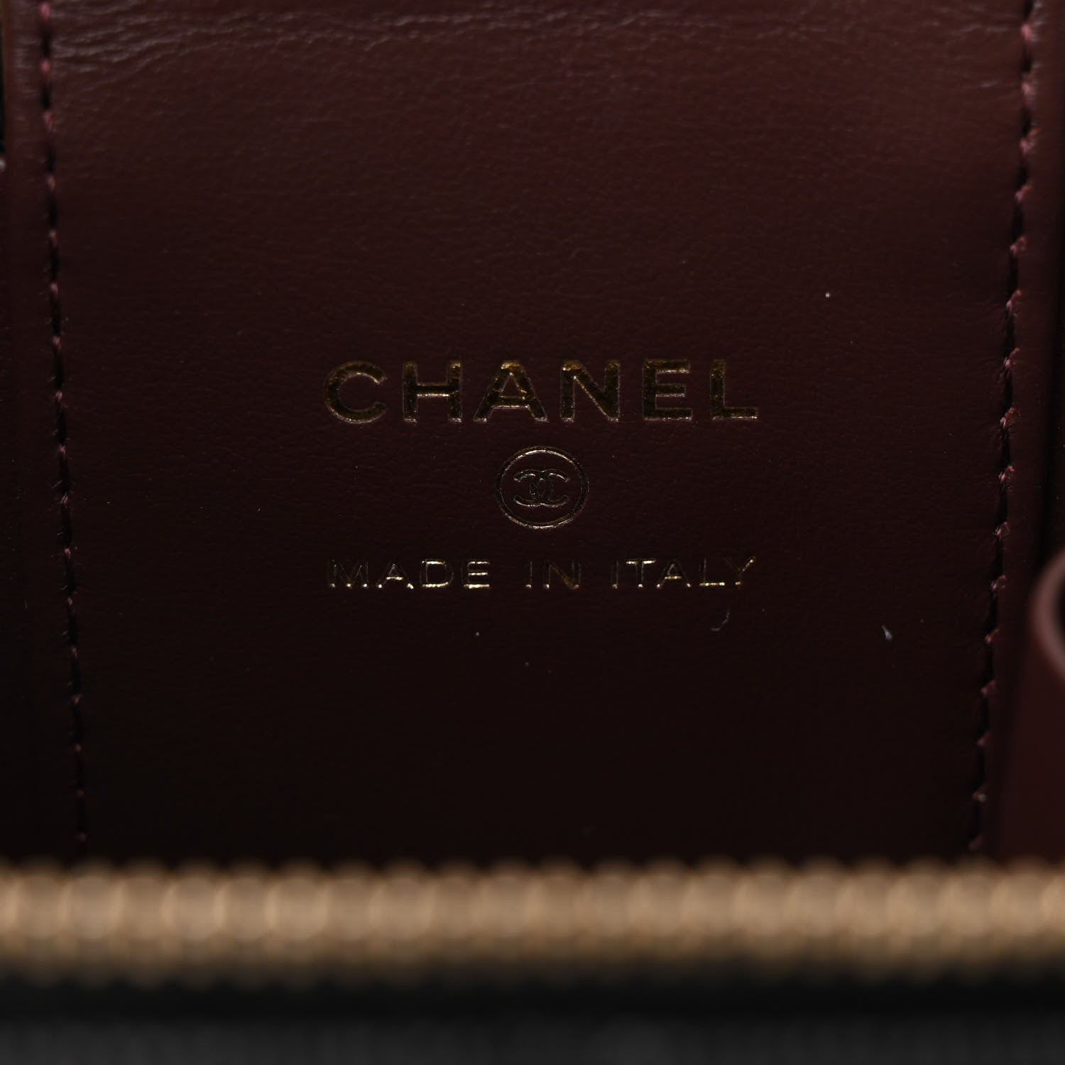 Chanel Caviar Quilted Mini Vanity Case With Chain Black 6 of 11