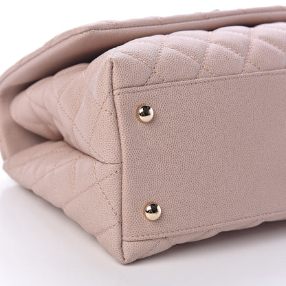 Chanel Caviar Quilted Small Coco Handle Flap Light Pink 9 of 10