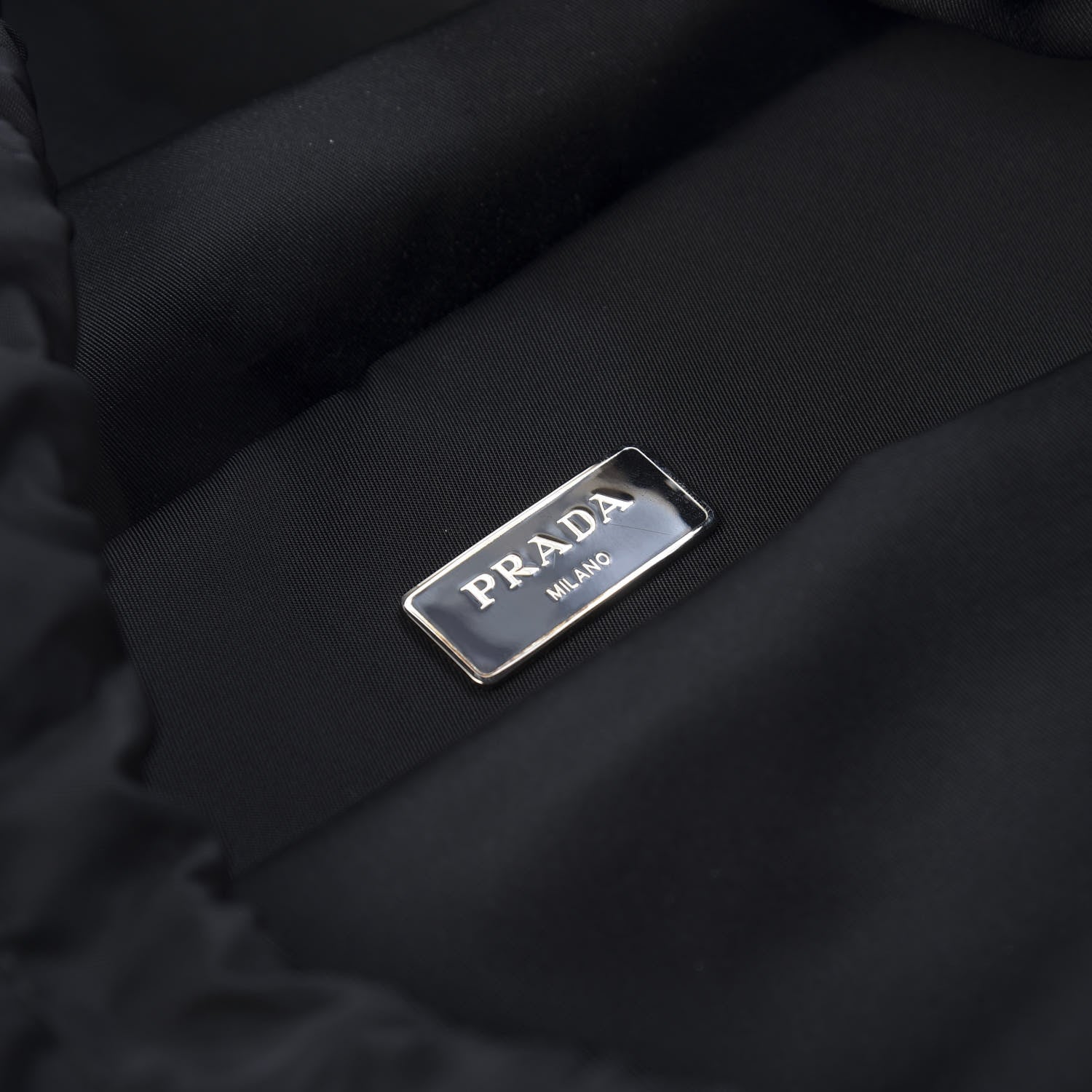 Prada Technical Nylon Double Buckle Backpack Black 7 of 10