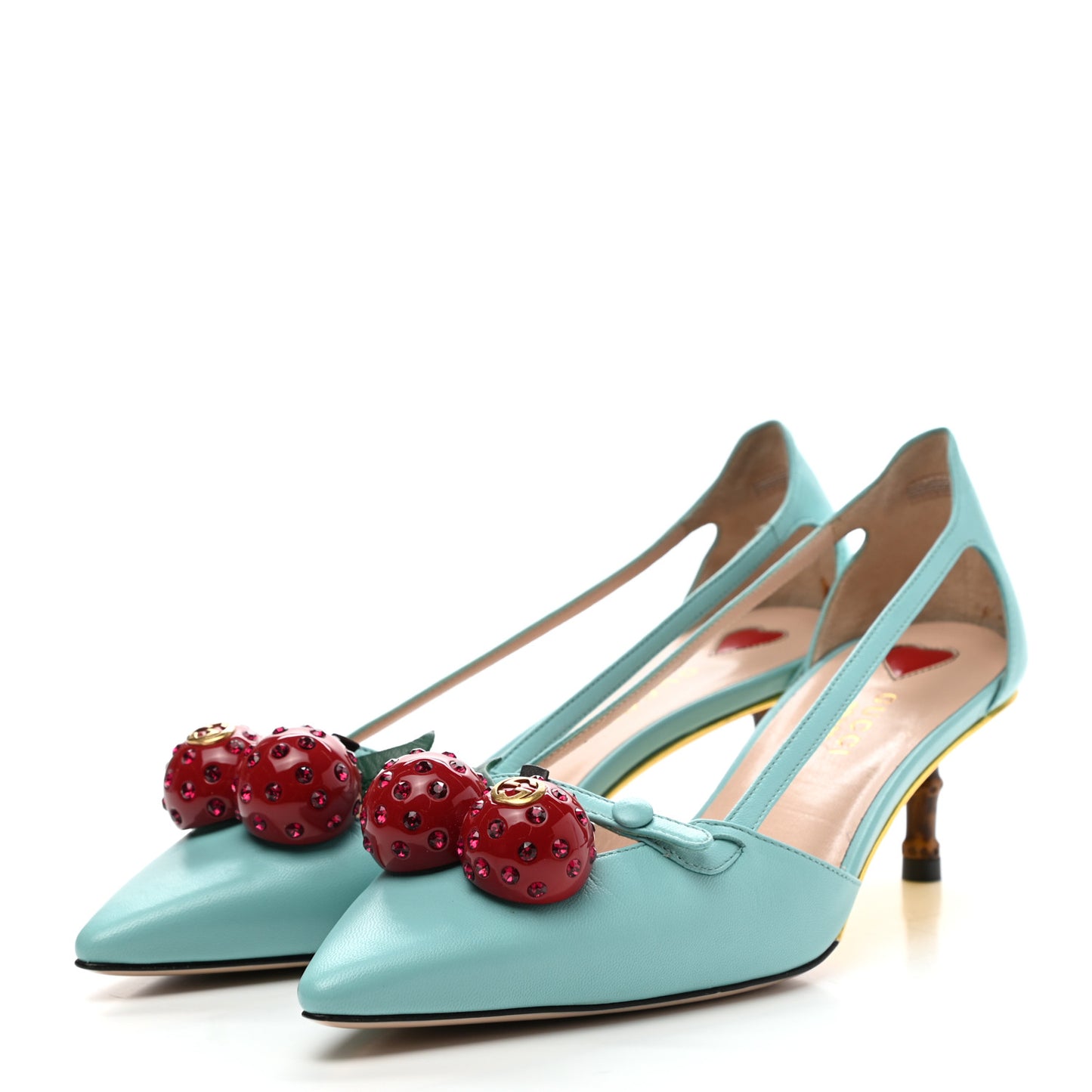 Malaga Kid Unia Cherry Pumps 37 New Acquamarine Emerald Cocoa