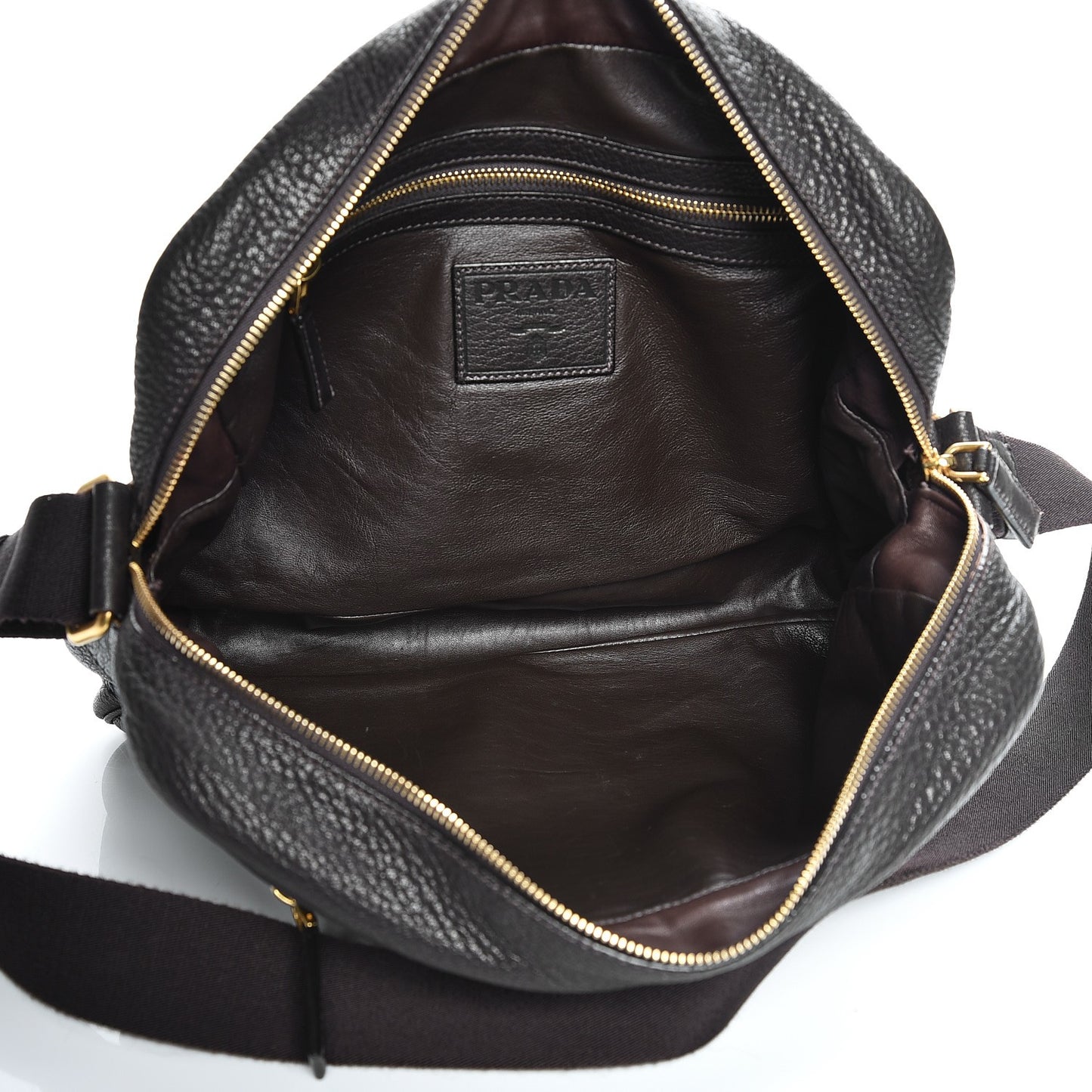 Cervo Deerskin Crossbody Dark Brown