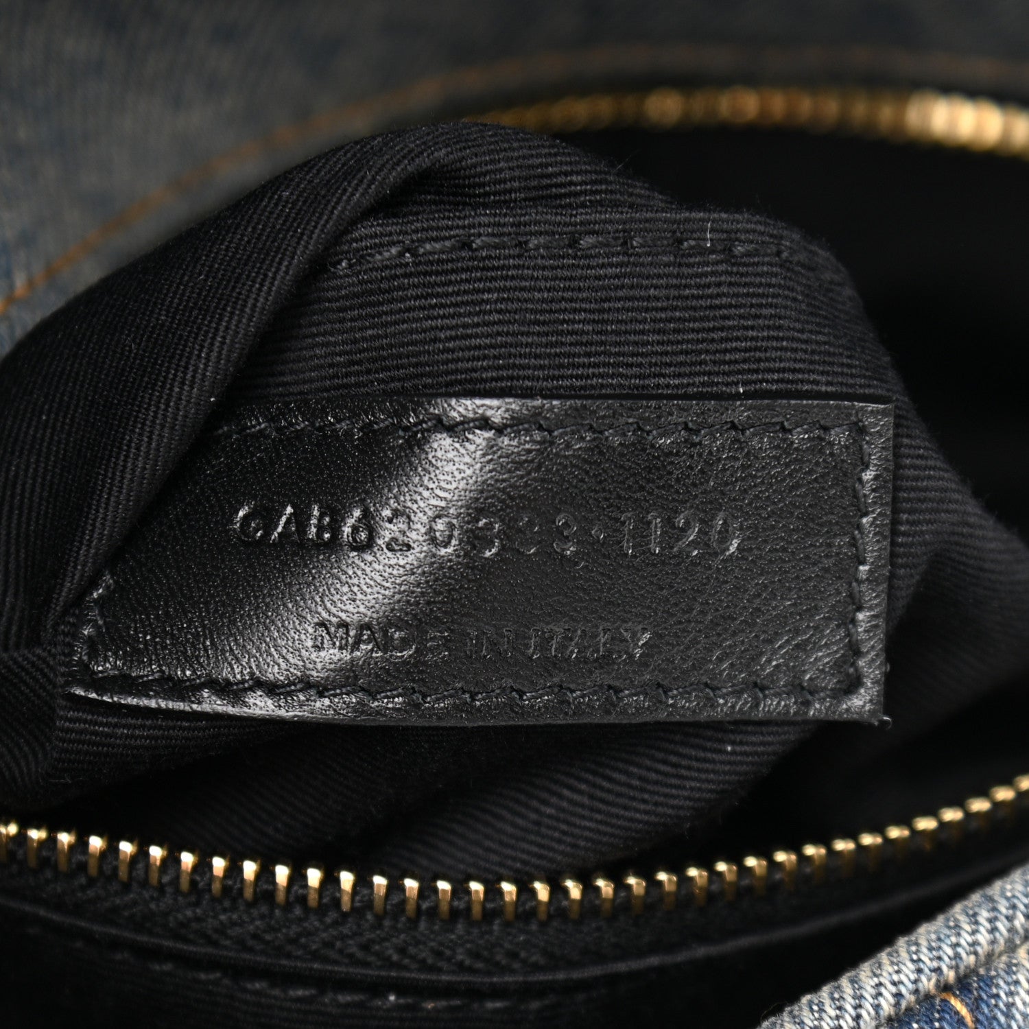 Saint Laurent Denim Quilted Toy Loulou Puffer Monogram Chain Satchel Rodeo Blue 9 of 10