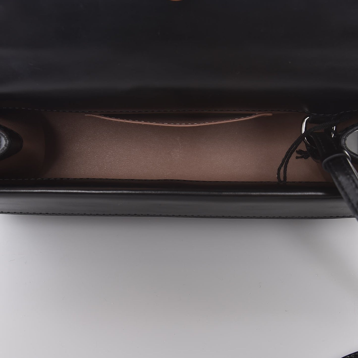Calfskin Studded Clutch Black