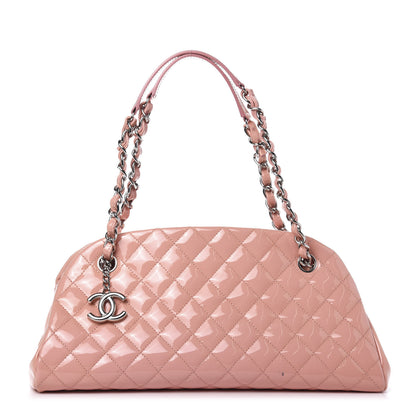 Chanel Patent Quilted Medium Just Mademoiselle Pink 1 of 14