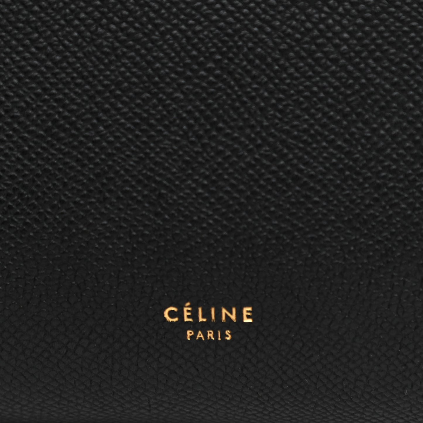 Grained Calfskin Micro Belt Bag Black