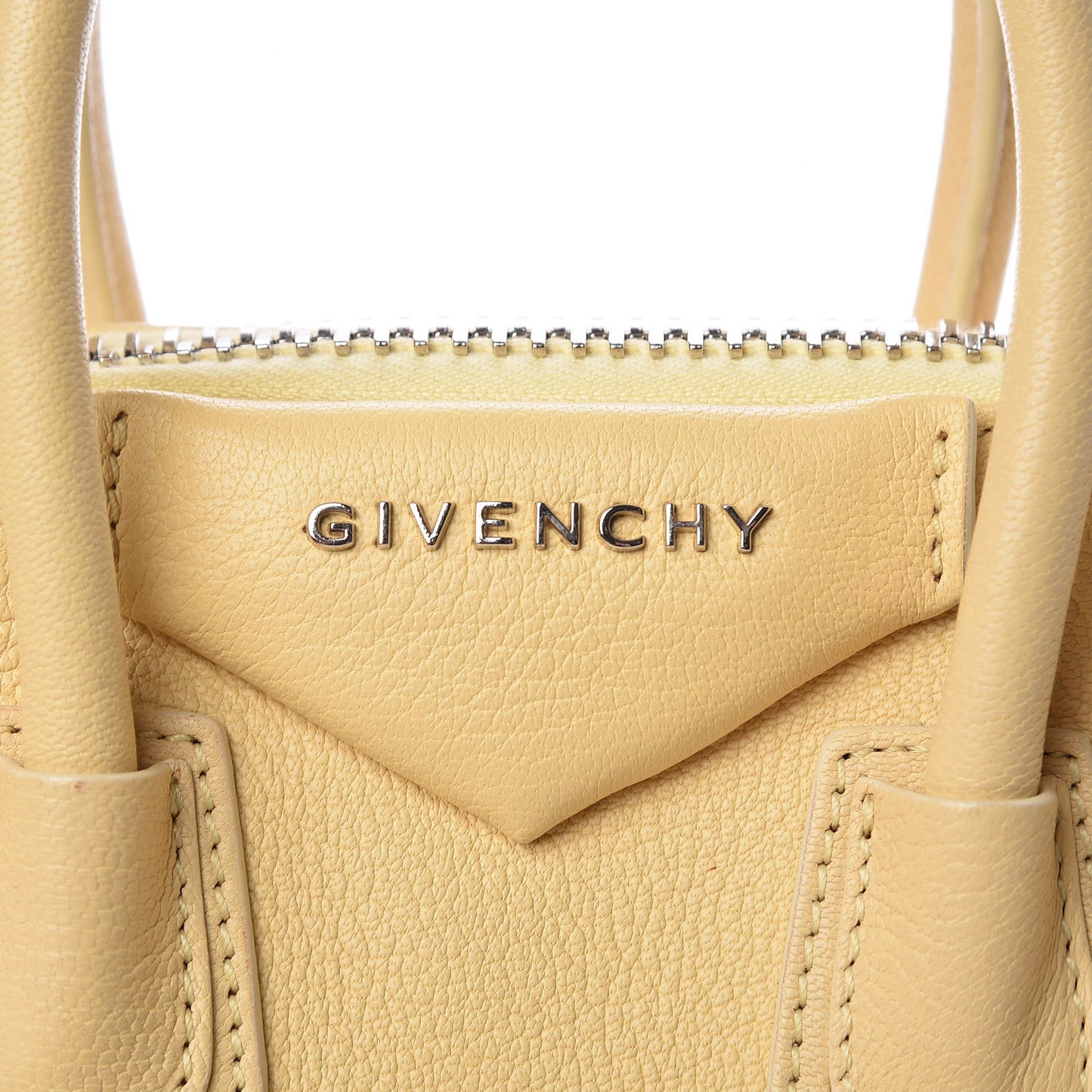 Sugar Goatskin Mini Antigona Yellow