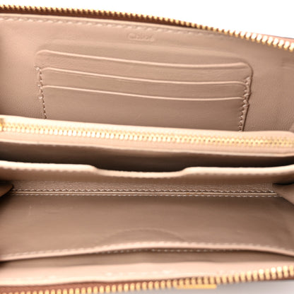Chloe Grained Calfskin Marcie Long Zip Around Wallet Tan 5 of 7