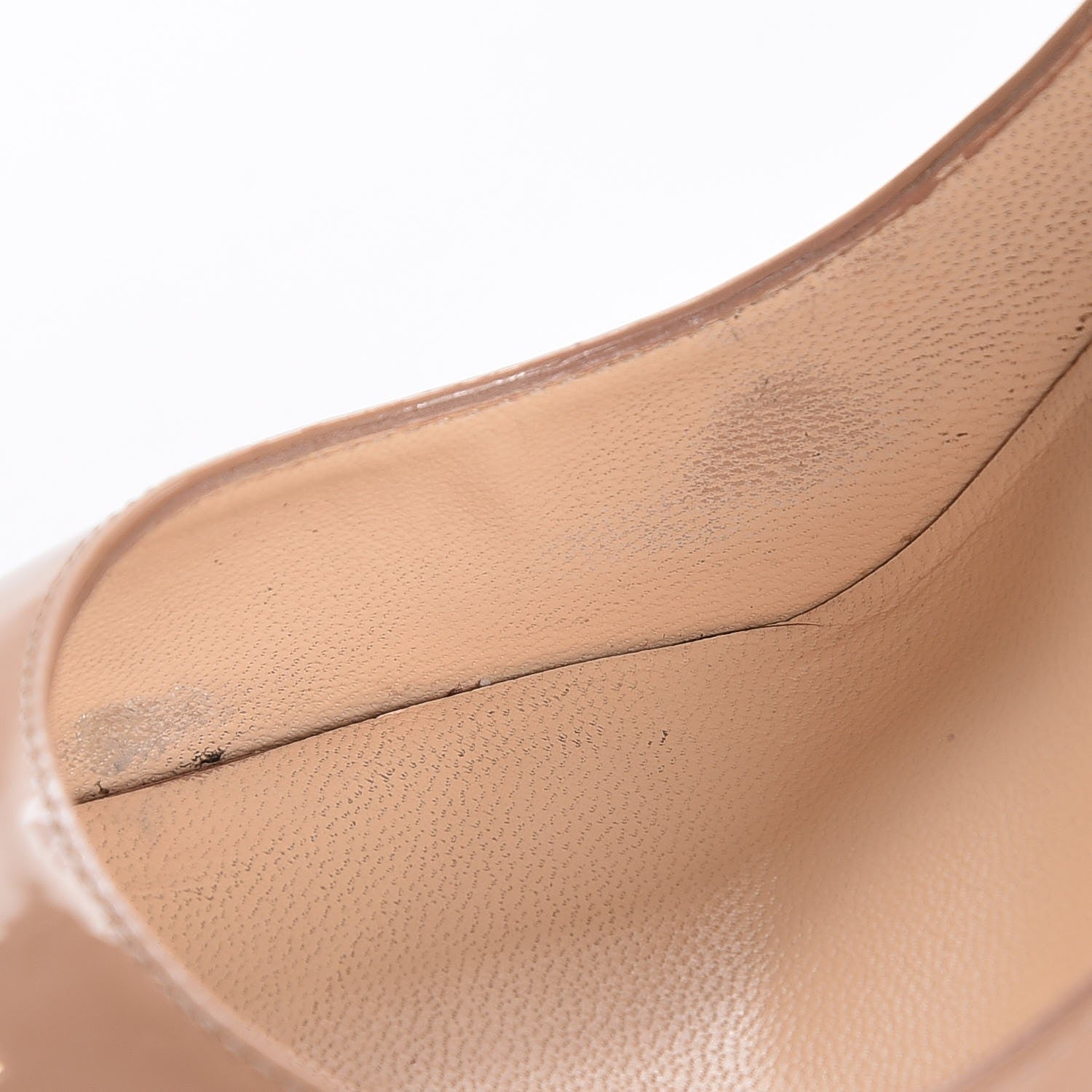 Christian Louboutin Patent Babel Clou 150 Platform Spikes Pumps 41 Nude Red 9 of 21