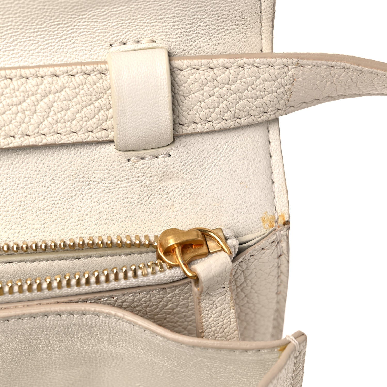 Celine Goatskin Medium Classic Box Flap Bag White 12 of 19