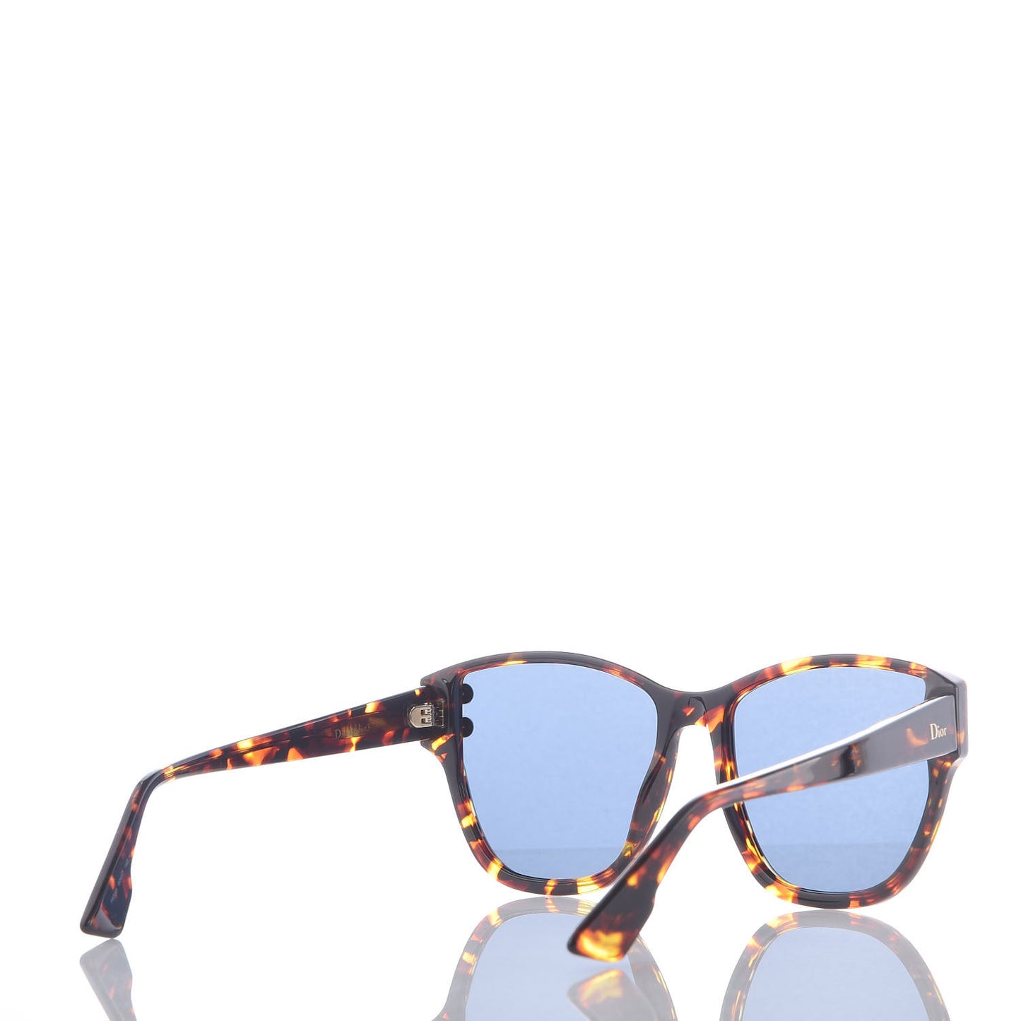 DiorAdd3 Monochromatic Studded Sunglasses Brown Havana