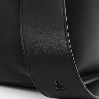 Loewe Smooth Calfskin Medium Pebble Bucket Bag Black 12 of 13