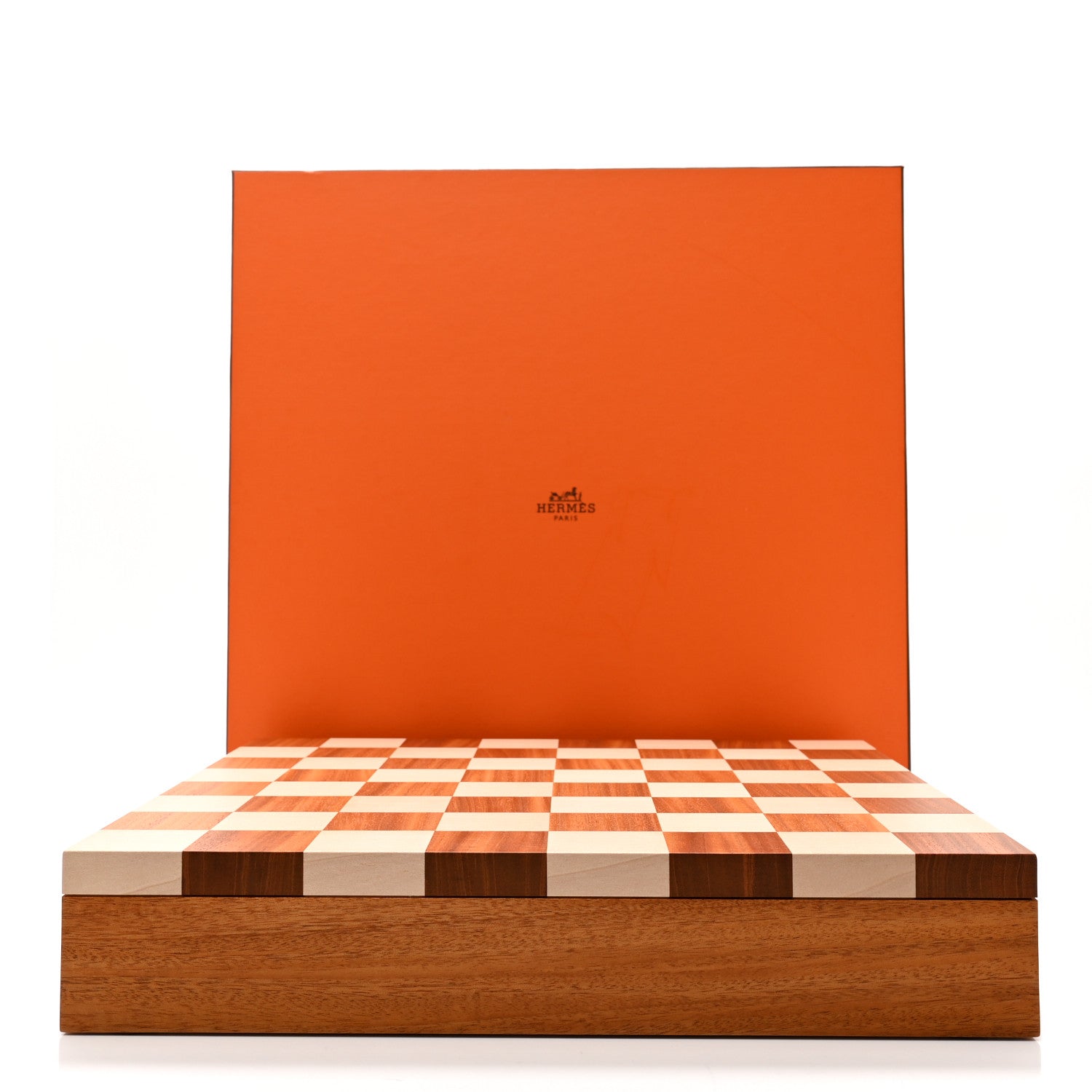 Hermes Sycamore Mahogany Lambskin Chess Game 9 of 9
