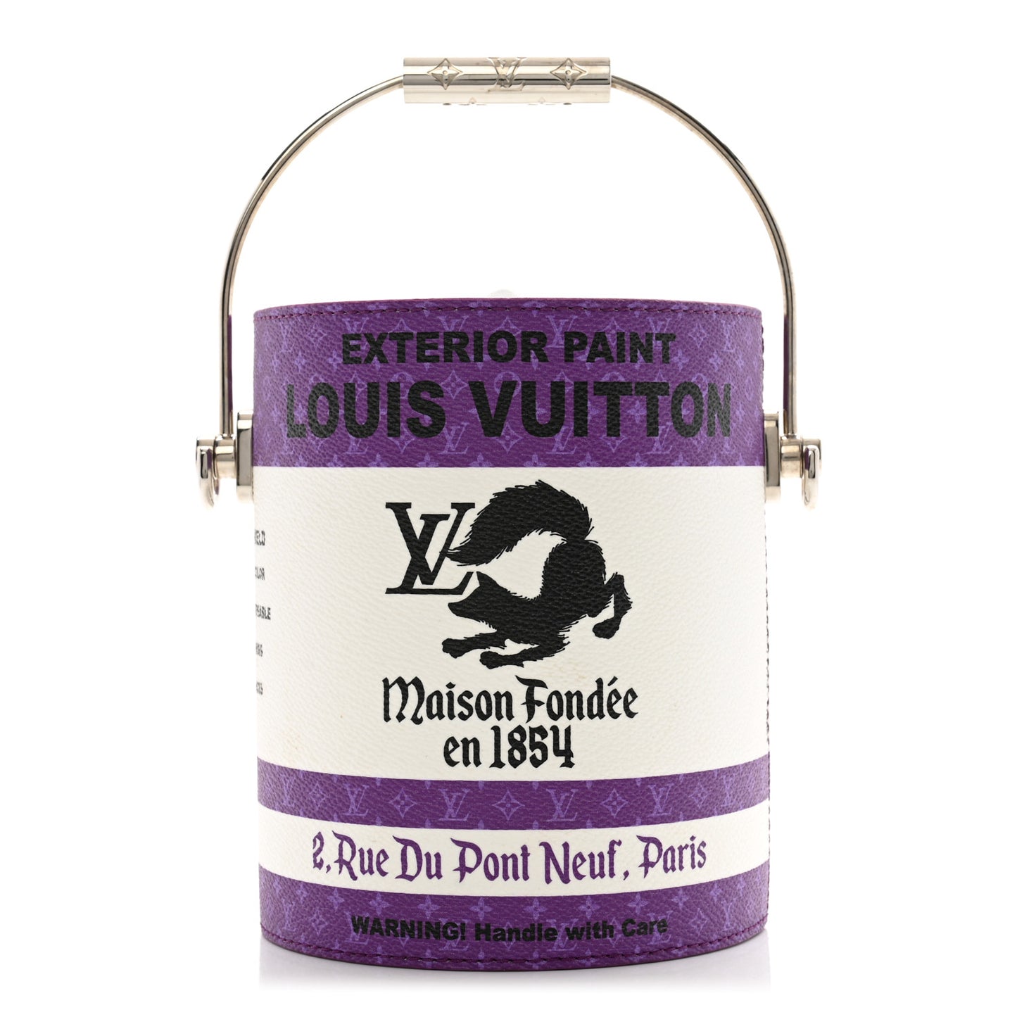 Monogram LV Paint Can Purple