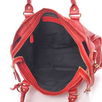 Balenciaga Agneau Giant 12 Gold Hardware City Rouge Cardinal 6 of 15
