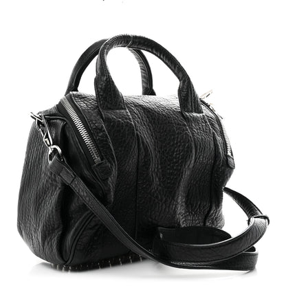 Alexander Wang Pebbled Lambskin Rockie Black Rhodium Hardware 2 of 9