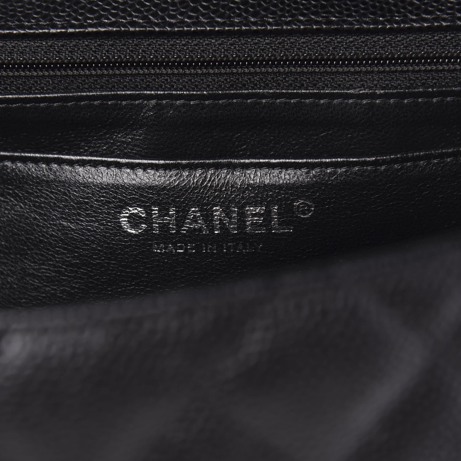 Chanel Caviar Quilted Jumbo Single Flap Black 6 of 11