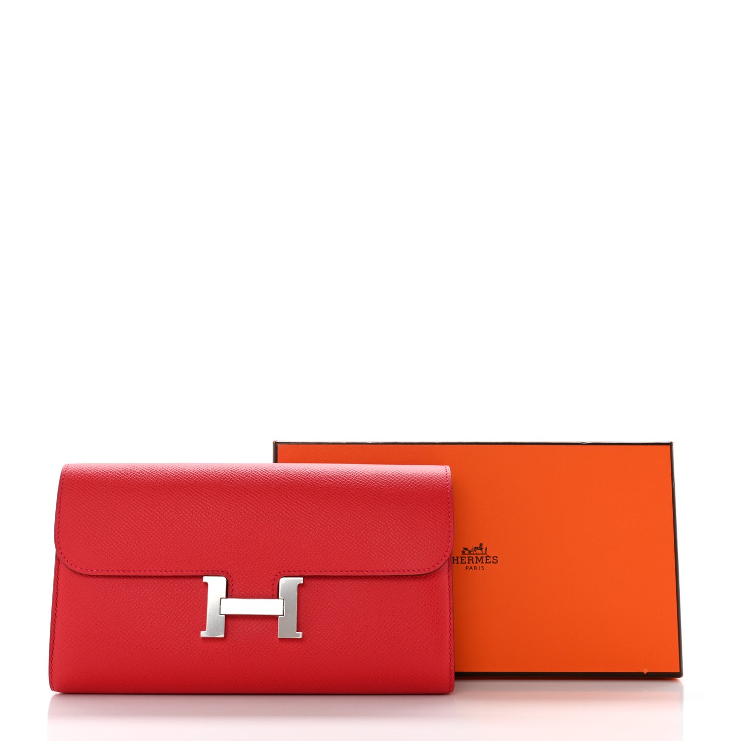Epsom Constance Long Wallet Rouge Casaque