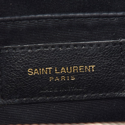 Saint Laurent Calfskin Matelasse Monogram Lou Camera Bag Black 6 of 11