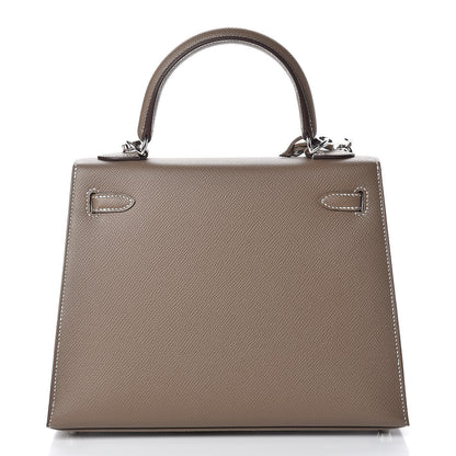 Hermes Epsom Kelly Sellier 25 Etoupe 4 of 38