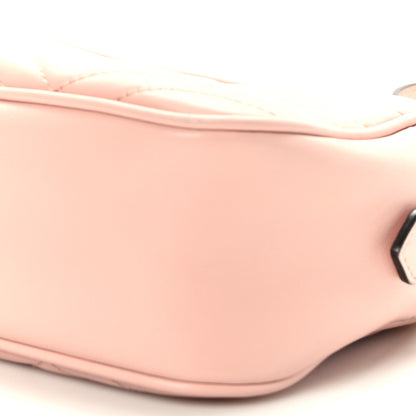 Gucci Calfskin Matelasse Small GG Marmont Chain Shoulder Bag Perfect Pink 9 of 9