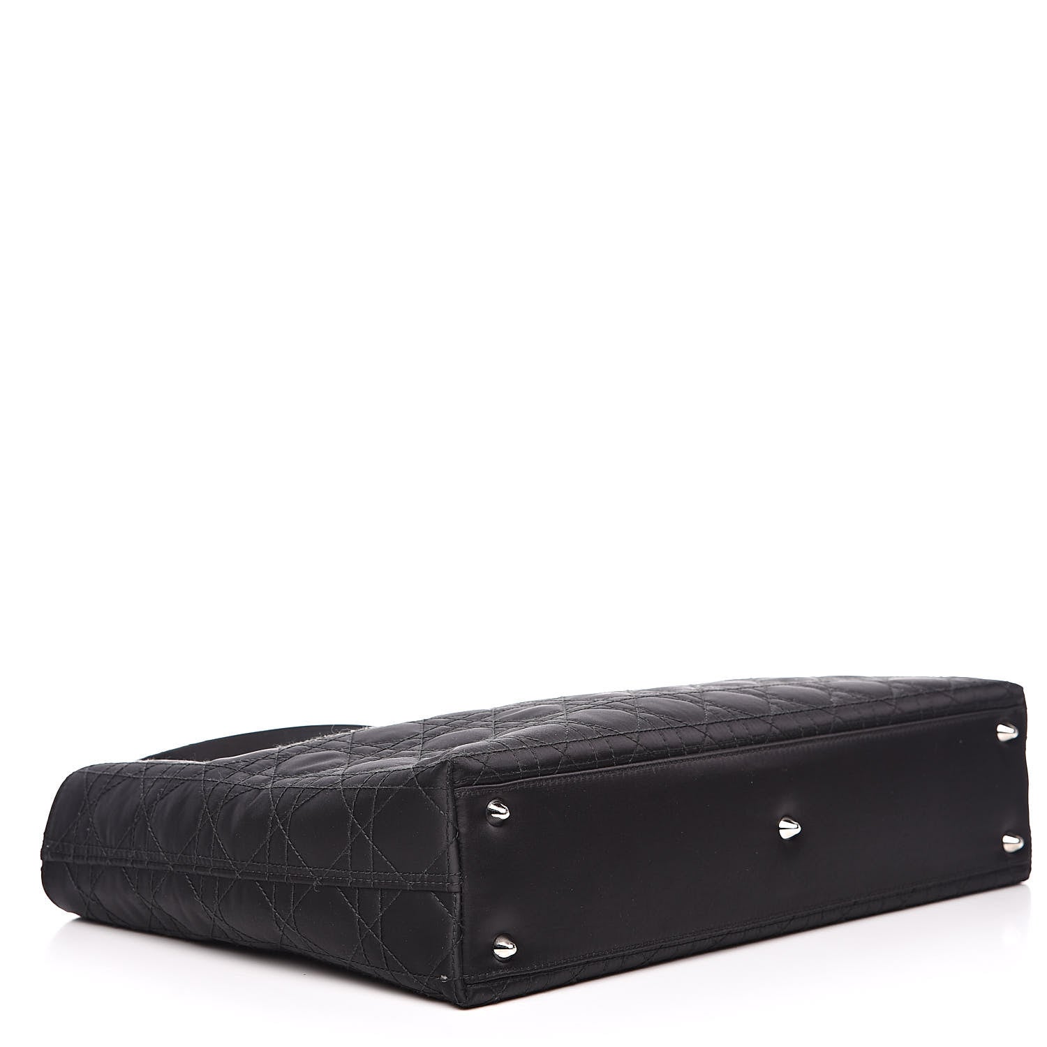 Christian Dior Nylon Cannage Tote Black 4 of 13