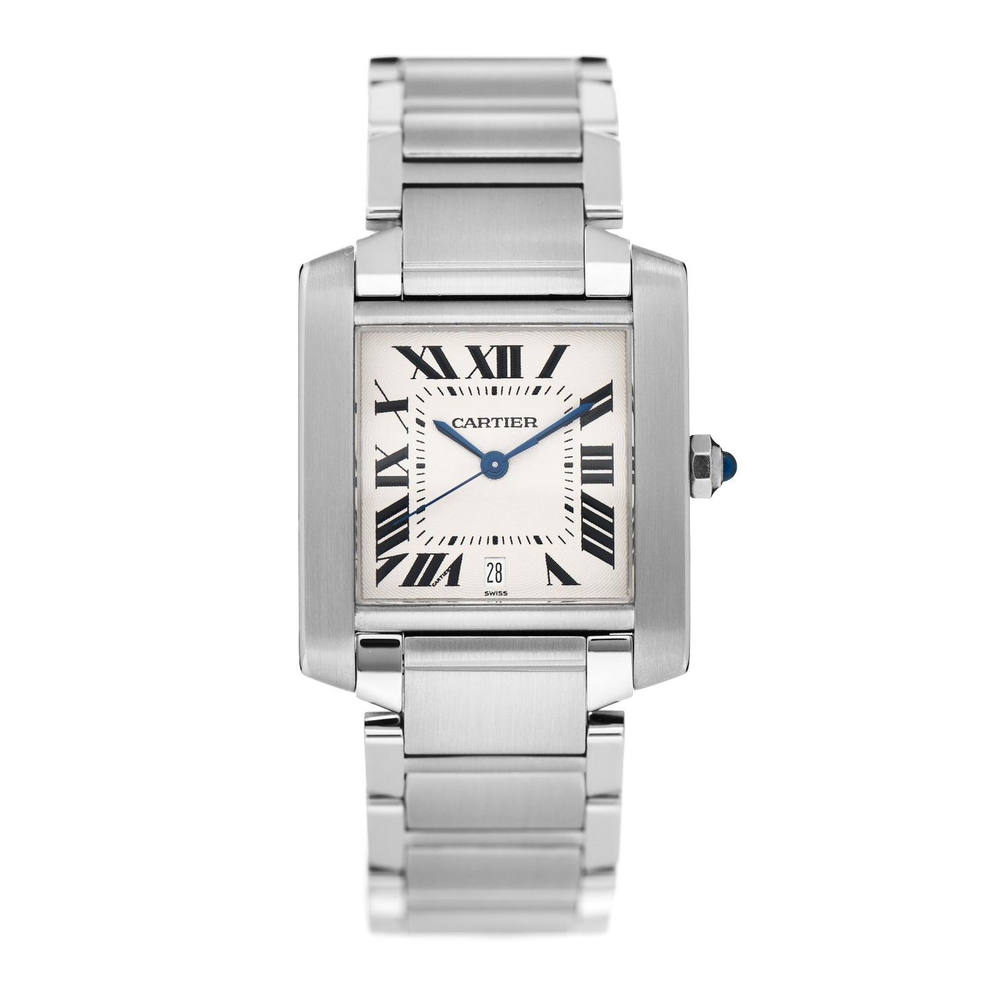 Stainless Steel 28mm Tank Francaise Automatic Watch