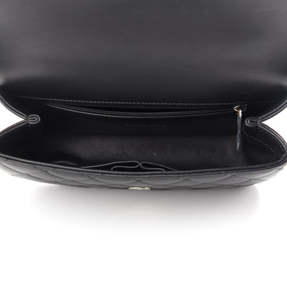 Chanel Lambskin Quilted Small CC Filigree Flap Black 5 of 9